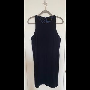 Cynthia Rowley size L navy blue cocktail dress